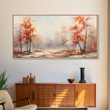 Fall Centerpiece Landscape Painting Canvas Print, Autumn Decor, Fall Centerpiece, Fall Home Decor, Fall Wall Decor, Seasonal Decor