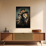 Dark Fantasy, Goth Wall Art, Gothic Wall Decor, Spooky Art, Creepy Wall Art, Canvas Print, Wall Art, Vertical Print, Home Decor, Room Decor