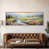 Mountain and Forest Canvas Wall Art, Hill and Trees Canvas Wall Decor, Nature and Forest Decoration, Canvas Print Home Decor Wall Hanging