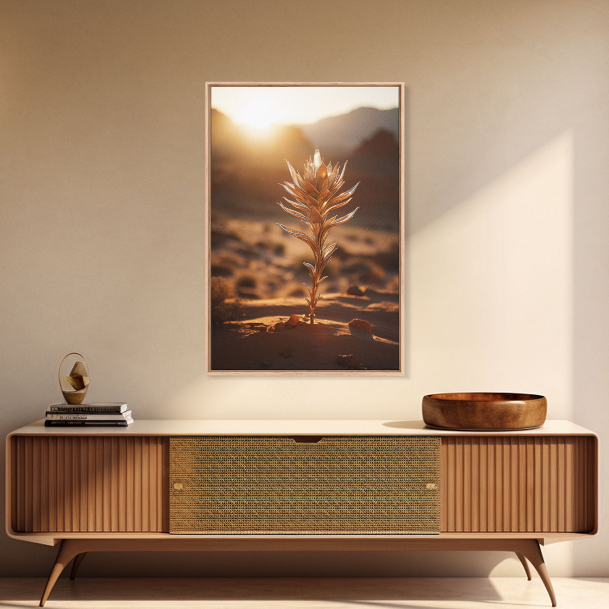 Giant Andersonia, Desert Art, Plant Art, Canvas Print, Wall Hanging, Portrait Art, Business Gift, College Dorm Decor, Minimalist Prints