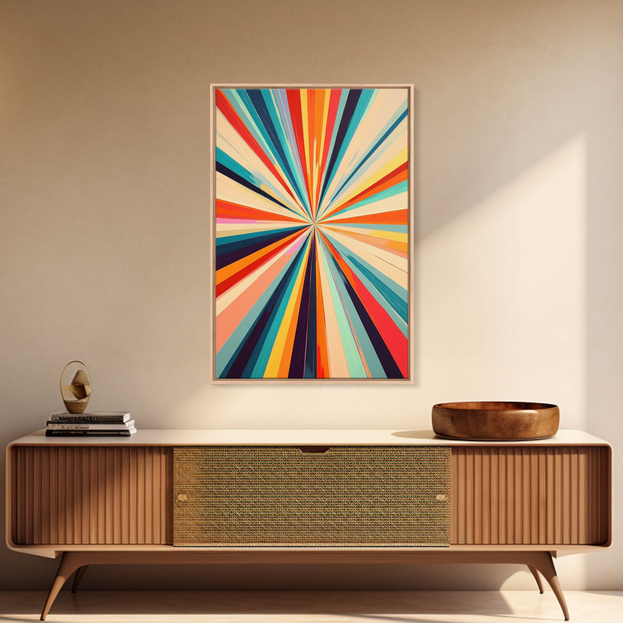 Mid Century Modern Vertical Print, Tall Narrow Art, Modern Vertical Wall Art Print, Abstract Art, Geometric Wall Art, Home Decor, Large Boho Wall Art