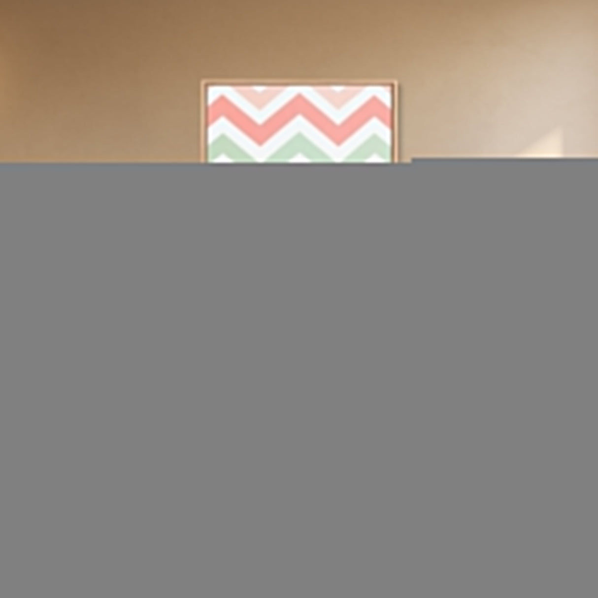 Chevron Zig Zag Pastel Wall Art, Geometric Wood Framed Wall Art, Decorative Wall Accent, Mosaic Wall Decor, Boho Art