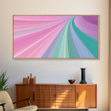 Pink and Green MCM Mid Century Modern Abstract Wall Art, 1950s Art, Retro Home Decor