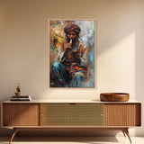 Moroccan Style Wall Art, Framed Canvas Print, Art of Morocco, Arabian Inspired Home Decor