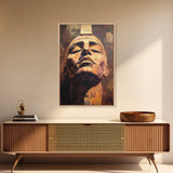 Ozymandias Painting Canvas Print, Ozymandias Wall Art, Ozymandias Print, Framed Canvas, Eclectic Home Decor