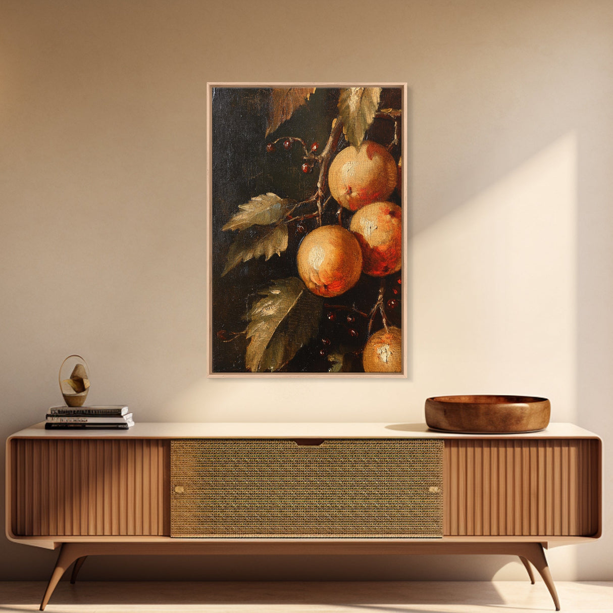 Oil Painting Print Of Oranges, Fruit Still Life, Antique Fruit Still Life Oil Painting Kitchen Decor, Kitchen Wall Art, Kitchen Decoraitons