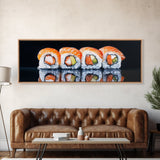 Kitchen Wall Art Home Decor, Dining Room Art, Painting of Sushi Canvas Print, Modern Art, Eclectic Kitchen Decor, Modern Kitchen