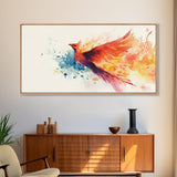 Phoenix In Flight - Canvas Print - Inspirational Wall Art