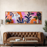 Dynamic Abstract Canvas Print Wabi Sabi Art Botanical Prints Zen Minimalist Wall Art Bedroom Calm Living Room Coastal Decor