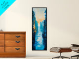 Canyon River, Southwest Wall Art, Moody Landscape, Nature Wall Art, Vertical Wall Art, Living Room Art, Canvas Print