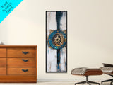 Ocean, Coastal Decor, Canvas Print, oyster painting, nautical decor, coastal wall art, farmhouse art, rustic wall art, above sofa art, gift idea