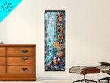 Abstract, Modern Art, Framed Canvas Print, geometric wall art, wabi sabi art, minimalist art, extra wide art, vertical wall art, gift idea