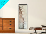 Textured abstract, wabi sabi wall art, minimalist art, geometric wall art, extra wide art, framed canvas print, sage green wall art