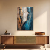 Textured Abstract, Moody Wall Art, Canvas Print, Wabi Sabi Art, Rustic Decor, Southwest Wall Art, Modern Art, Gift Idea, Living Room Art