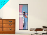 Dragonfly Close-Up, Nature Abstract, Insect Art, Canvas Print, Soft Color Wall Decor, Modern Home, Botanical Aesthetic, Living Room Art