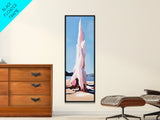 Towering Iceberg Art, Majestic Glacier Scene, Arctic Landscape Print, Framed Canvas Print, Nature Wall Art, Modern Home Decor