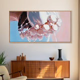 Water Droplets, Surreal Reflection, Abstract Aesthetic, Modern Minimalist Art, Contemporary Home Decor, Living Room Wall Art