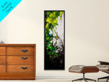 Vibrant Forest, Green Abstract Art, Nature Inspired Wall Decor, Framed Canvas Print, Rustic Home Decor, Boho Wall Art, Entryway Art