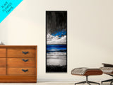 Ocean Waves, Blue Beach Art, Coastal Canvas Print, Modern Wall Art, Large Artwork, Living Room Decor, Ocean Vibes, Contemporary Art