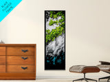 Green Abstract, Nature Inspired, Botanical Art, Canvas Print, Lush Leaves, Modern Home Decor, Office Wall Art, Contemporary Wall Art