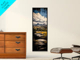Landscape, Mountain, Rustic, Canvas Print, Cabin Wall Art, Scenic Nature Decor, Adventure Inspired, Lodge Wall Art, Tranquil Home Decor