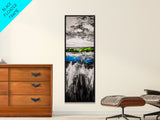 Ocean Waves, Coastal Wall Art, Blue Abstract Art, Beach House Decor, Large Canvas Print, Nautical Art, Modern Living Room Decor