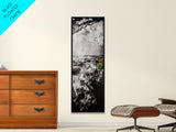Ocean Storm, Dramatic Seascape, Black and White Art, Framed Canvas Print, Coastal Wall Decor, Moody Art, Unique Gift