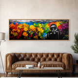 Scuba Diver, Underwater Exploration Art, Vibrant Ocean Scene, Bold Nautical Art, Large Canvas Print, Living Room Wall Art