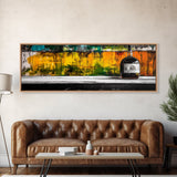 Whiskey Bottle, Abstract Bar Art, Rustic Decor, Framed Canvas Print, Liquor Wall Art, Modern Kitchen Art, Fall Wall Art