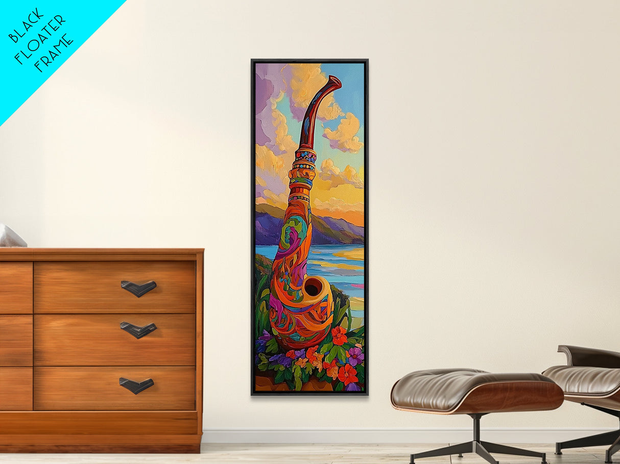 Colorful Saxophone, Musical Art, Boho Music Lover Gift, Bright Instrument Decor, Artistic Jazz Wall Accent, Canvas Print