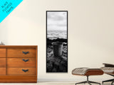 Metal Cup, Shoreline Still Life, Rustic Seaside, Canvas Print, Vintage Aesthetic, Coastal Kitchen Wall Art, Minimal Beach Mood