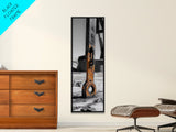 Industrial Detail, Rusty Metal, Minimalist Style, Grunge Wall Decor, Framed Canvas Print, Garage Art, Man Cave Wall Art