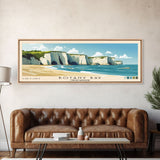 Botany Bay, United Kingdom Panoramic Print, Vacation Gift, United Kingdom Wall Art, Beach Painting, Beach Decor, Beach Or Lakehouse Art