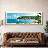 Cayo Levantado, Dominican Republic Panoramic Print, Vacation Gift, Dominican Republic Wall Art, Beach Painting, Beach Decor, Beach Or Lakehouse Art