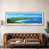 Corn Island, NICARAGUA Panoramic Print, Vacation Gift, NICARAGUA Wall Art, Beach Painting, Beach Decor, Beach Or Lakehouse Art
