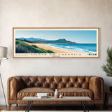 Costa da Caparica, Portugal Panoramic Print, Vacation Gift, Portugal Wall Art, Vacation Wall Art, Vacatation Memories, Beach Decor, Beach Or Lakehouse Art