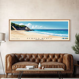 Ffryes Beach, Ffryes Beach Panoramic Print, Vacation Gift, Ffryes Beach Wall Art, Vacation Wall Art, Vacatation Memories, Beach Decor, Beach Or Lakehouse Art