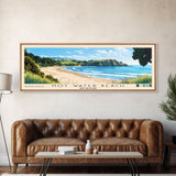 Hot Water Beach, New Zealand Panoramic Print, Vacation Gift, New Zealand Wall Art, Vacation Wall Art, Vacatation Memories, Beach Decor, Beach Or Lakehouse Art