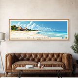 Isla Holbox, Mexico Panoramic Print, Vacation Gift, Mexico Wall Art, Vacation Wall Art, Vacatation Memories, Beach Decor, Beach Or Lakehouse Art