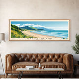 Kapiti Island, New Zealand Panoramic Print, Vacation Gift, New Zealand Wall Art, Vacation Wall Art, Vacatation Memories, Beach Decor, Beach Or Lakehouse Art