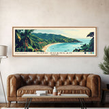 Koh Phangan, Thailand Panoramic Print, Vacation Gift, Thailand Wall Art, Vacation Wall Art, Vacatation Memories, Beach Decor, Beach Or Lakehouse Art