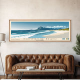 Kommetjie Beach, South Africa Panoramic Beach Print, Vacation Gift, South Africa Wall Art, Framed Canvas Print, Framed Beach Painting