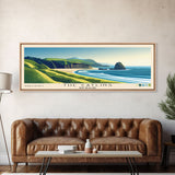 The Catlins, New Zealand Panoramic Print, Vacation Gift, New Zealand Wall Art, Beach Painting, Beach Decor, Beach Or Lakehouse Art