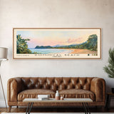 Dominical Beach, Costa Rica Watercolor Beach Print, Vacation Gift, Costa Rica Wall Art, Beach Painting, Beach Decor, Beach Painting