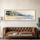 Kabak Beach, Turkey Watercolor Beach Print, Vacation Gift, Turkey Wall Art, Beach Painting, Beach Decor, Beach Painting