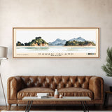 Kawau Island, New Zealand Watercolor Beach Print, Vacation Gift, New Zealand Wall Art, Beach Painting, Beach Decor, Beach Painting