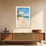 Cane Bay Beach, US Virgin islands Watercolor Beach Print, Vacation Gift, US Virgin islands Wall Art, Beach Painting, Beach Decor, Beach Painting