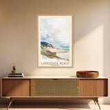 Langeoog Beach, Germany Watercolor Beach Print, Vacation Gift, Germany Wall Art, Beach Painting, Beach Decor, Beach Painting