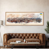 Khimki Russia Travel Print Wall Art, Panoramic City Art, Travel Art, Wall Decor, Vacation Gift, Framed Canvas Print Or Metal Art