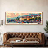 Cordoba Spain Travel Art, City Art, Framed Canvas Print or Metal Wall Art, Europe Travel Poster, Panoramic Wall Art, Extra Wide Wall Art